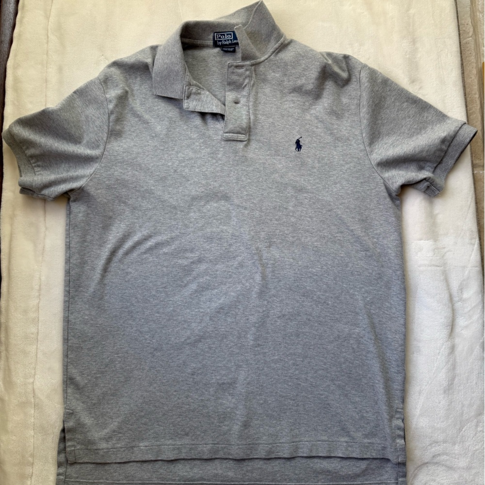 Ralph Lauren Light Gray Polo Shirt